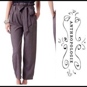 Anthropology Cartonnier paperbag waist trousers.